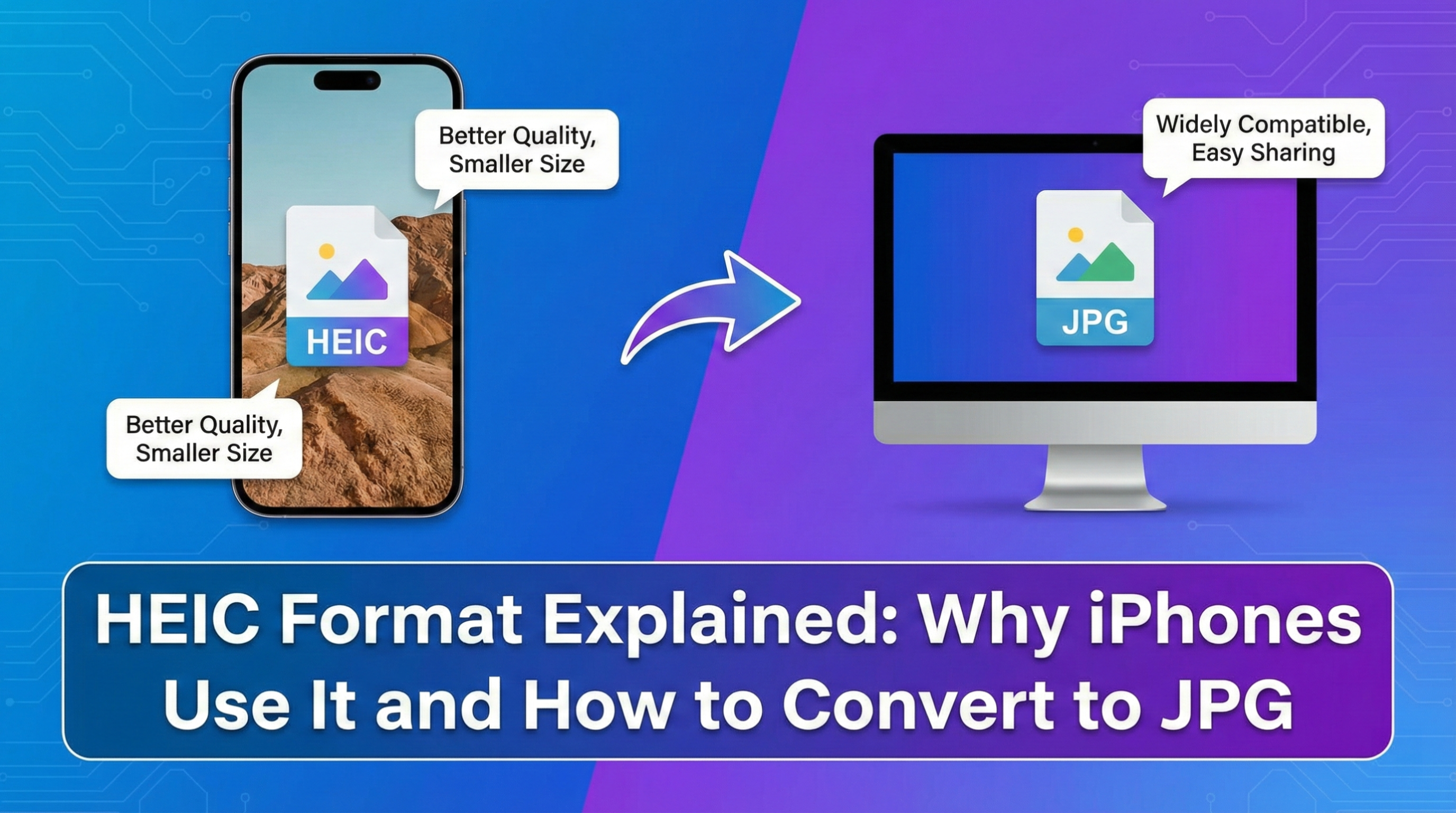 HEIC Format Explained: Why iPhones Use It and How to Convert to JPG